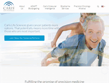 Tablet Screenshot of carislifesciences.com